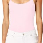Hanes Women's Stretch Cotton Cami With Built-In Shelf Bra， Women’s Cotton Tank， Women’s Stretch Cotton Camisole